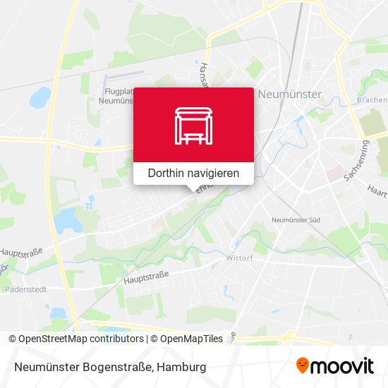 Neumünster Bogenstraße Karte