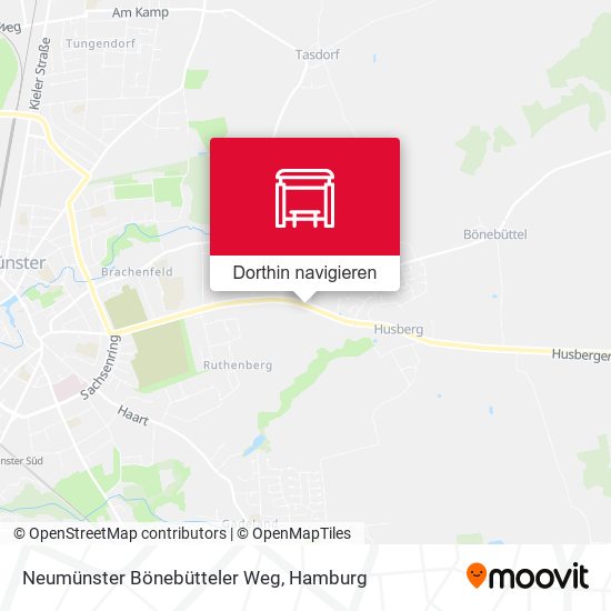 Neumünster Bönebütteler Weg Karte