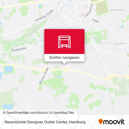 Neumünster Designer Outlet Center Karte