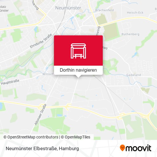 Neumünster Elbestraße Karte