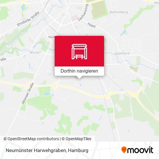 Neumünster Harwehgraben Karte