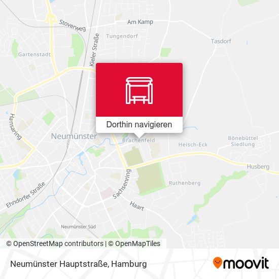 Neumünster Hauptstraße Karte