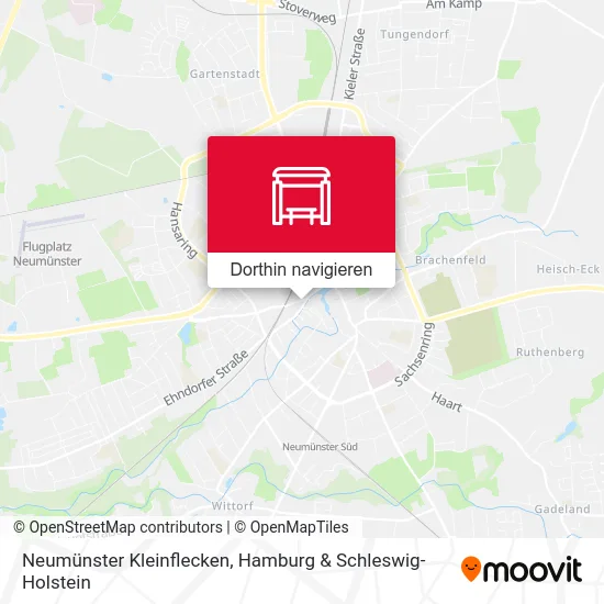 Neumünster Kleinflecken Karte