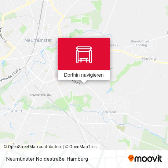 Neumünster Noldestraße Karte