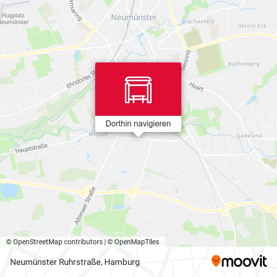 Neumünster Ruhrstraße Karte