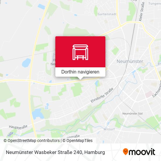 Neumünster Wasbeker Straße 240 Karte