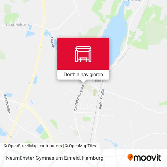 Neumünster Gymnasium Einfeld Karte