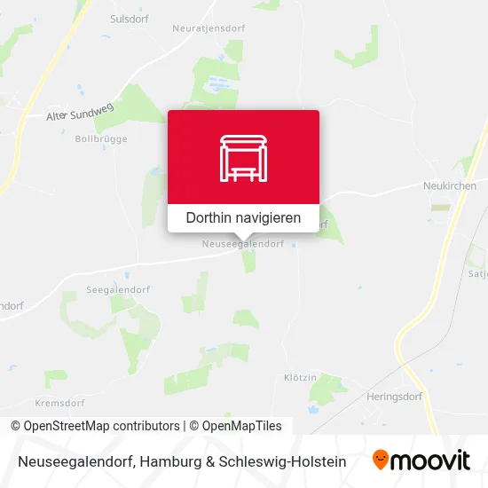 Neuseegalendorf Karte