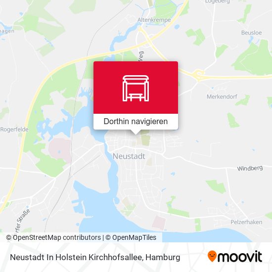 Neustadt In Holstein Kirchhofsallee Karte