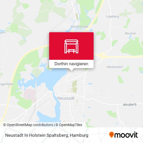 Neustadt In Holstein Spaltsberg Karte