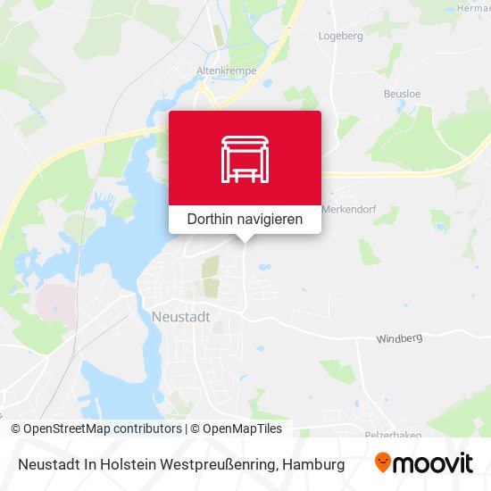Neustadt In Holstein Westpreußenring Karte