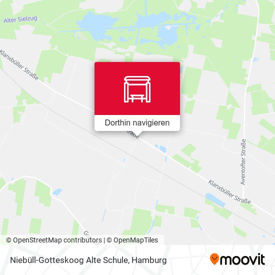 Niebüll-Gotteskoog Alte Schule Karte