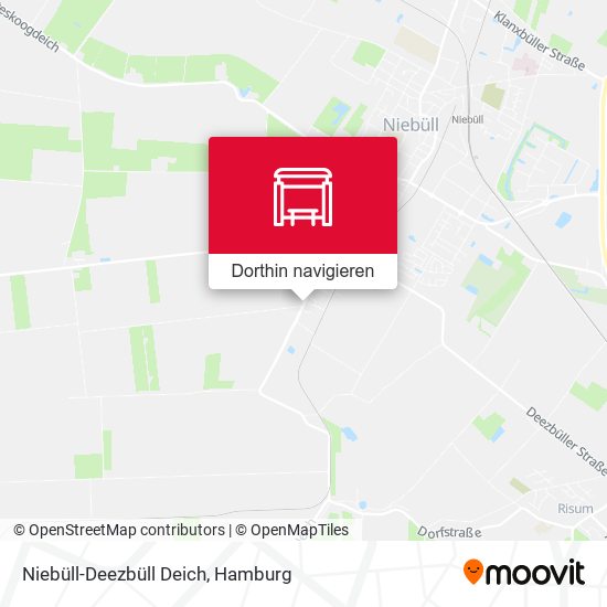 Niebüll-Deezbüll Deich Karte