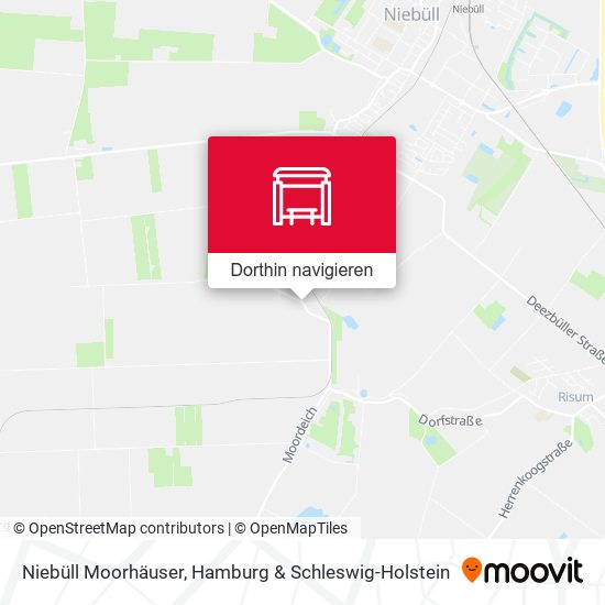 Niebüll Moorhäuser Karte