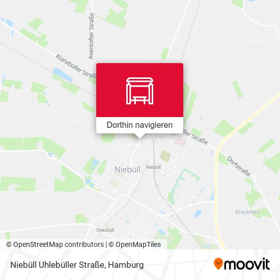 Niebüll Uhlebüller Straße Karte