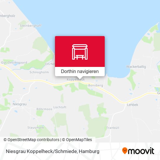 Niesgrau Koppelheck/Schmiede Karte