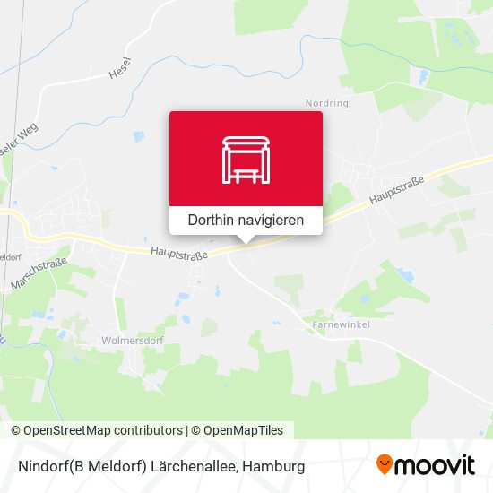 Nindorf(B Meldorf) Lärchenallee Karte