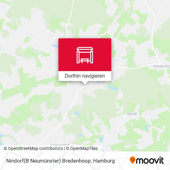 Nindorf(B Neumünster) Bredenhoop Karte
