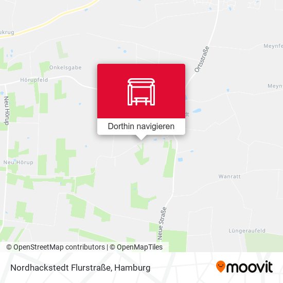 Nordhackstedt Flurstraße Karte