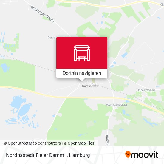 Nordhastedt Fieler Damm I Karte