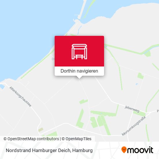 Nordstrand Hamburger Deich Karte