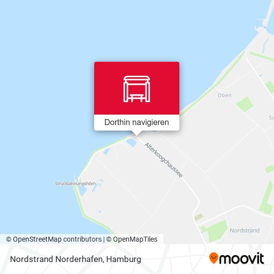 Nordstrand Norderhafen Karte