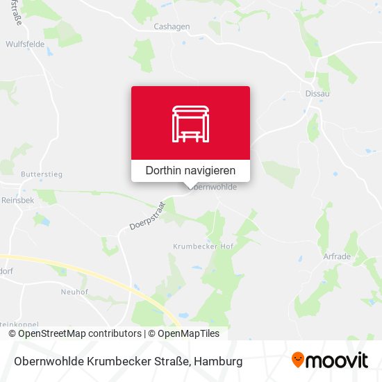 Obernwohlde Krumbecker Straße Karte