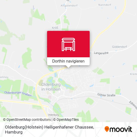 Oldenburg(Holstein) Heiligenhafener Chaussee Karte