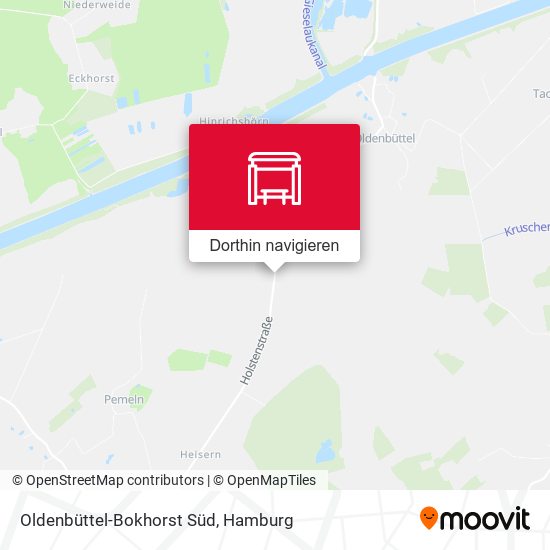 Oldenbüttel-Bokhorst Süd Karte