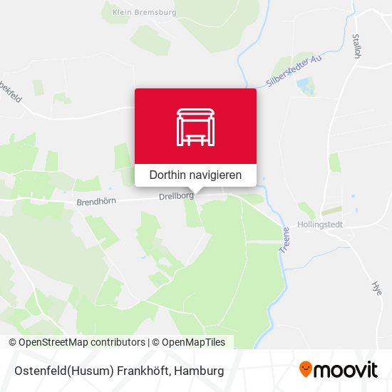 Ostenfeld(Husum) Frankhöft Karte