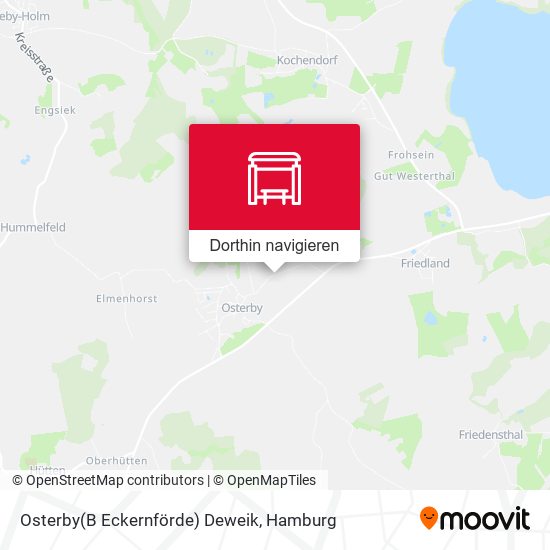 Osterby(B Eckernförde) Deweik Karte