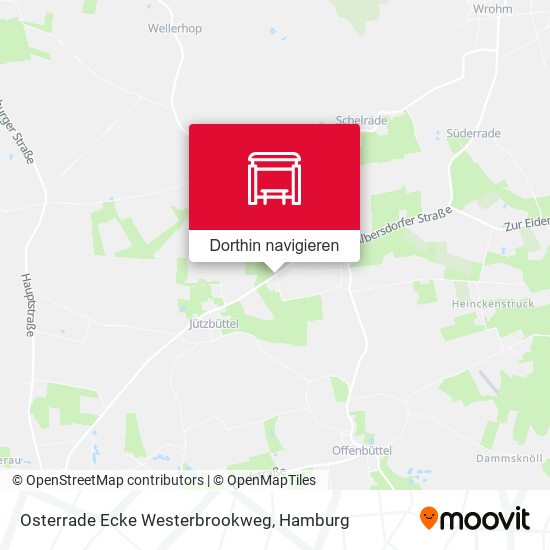 Osterrade Ecke Westerbrookweg Karte