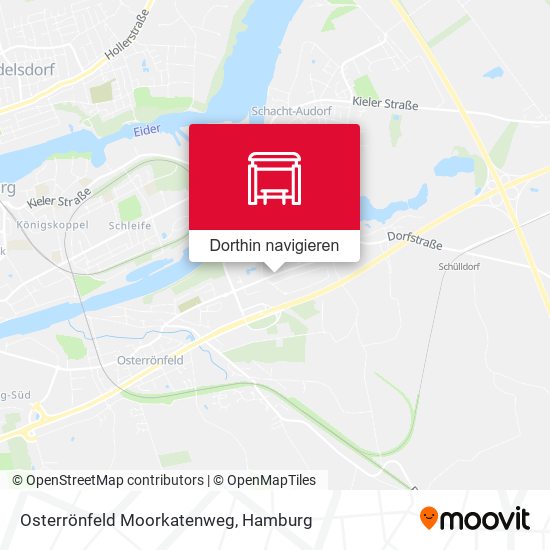 Osterrönfeld Moorkatenweg Karte
