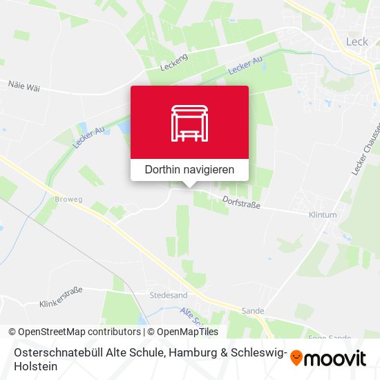 Osterschnatebüll Alte Schule Karte