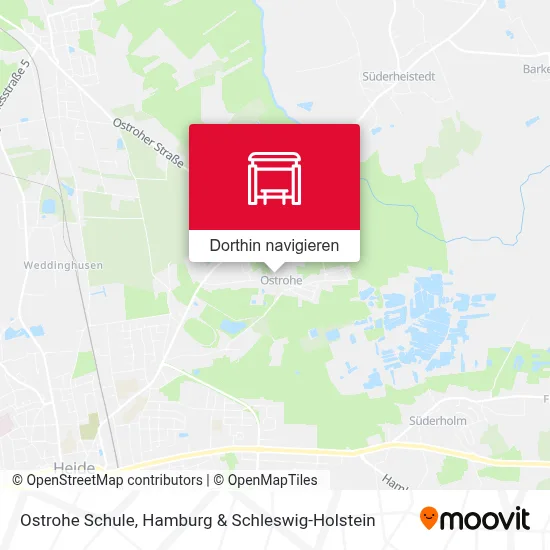 Ostrohe Schule Karte