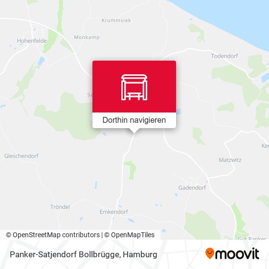 Panker-Satjendorf Bollbrügge Karte