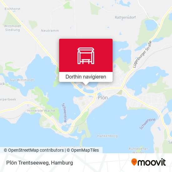 Plön Trentseeweg Karte