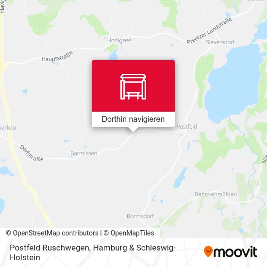 Postfeld Ruschwegen Karte