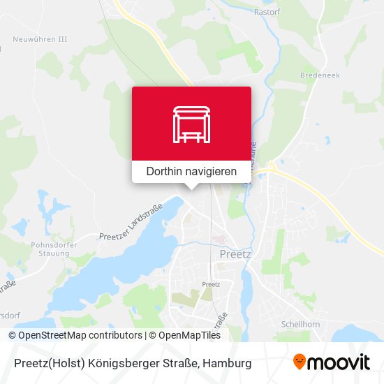 Preetz(Holst) Königsberger Straße Karte