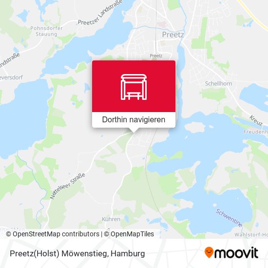 Preetz(Holst) Möwenstieg Karte