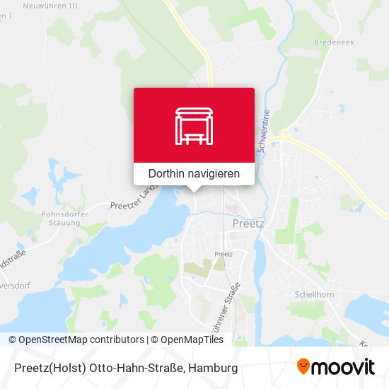 Preetz(Holst) Otto-Hahn-Straße Karte