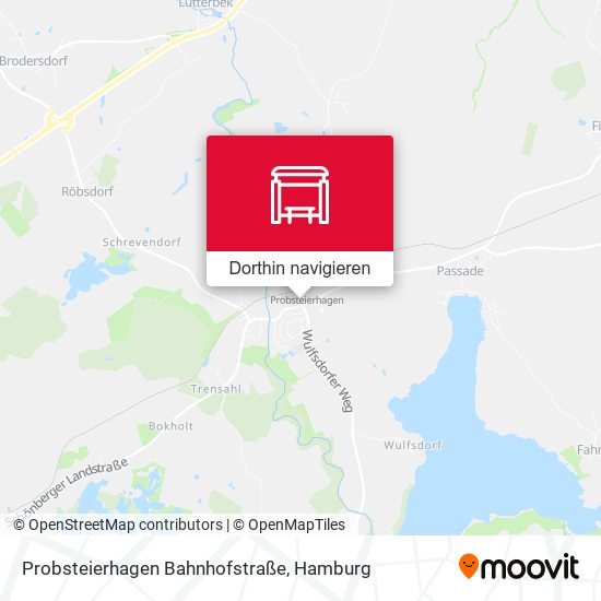 Probsteierhagen Bahnhofstraße Karte