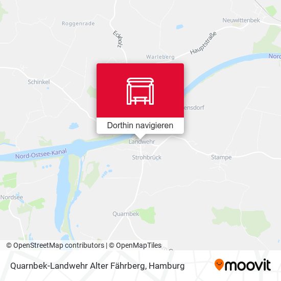 Quarnbek-Landwehr Alter Fährberg Karte