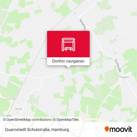 Quarnstedt Schulstraße Karte