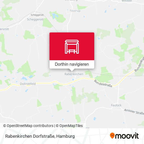 Rabenkirchen Dorfstraße Karte