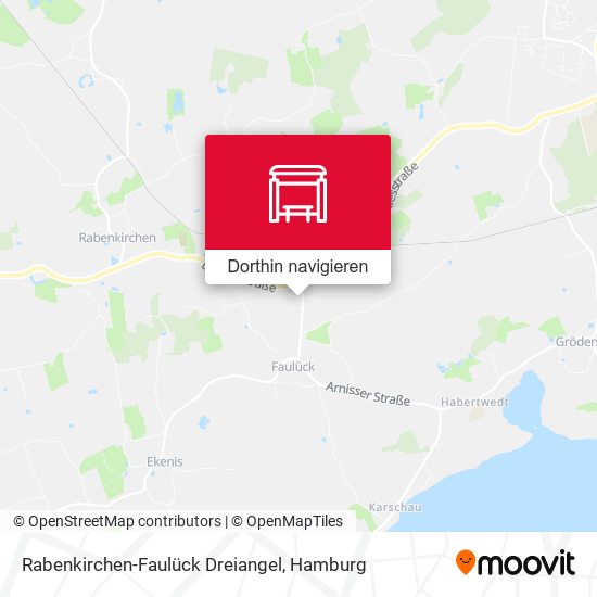 Rabenkirchen-Faulück Dreiangel Karte