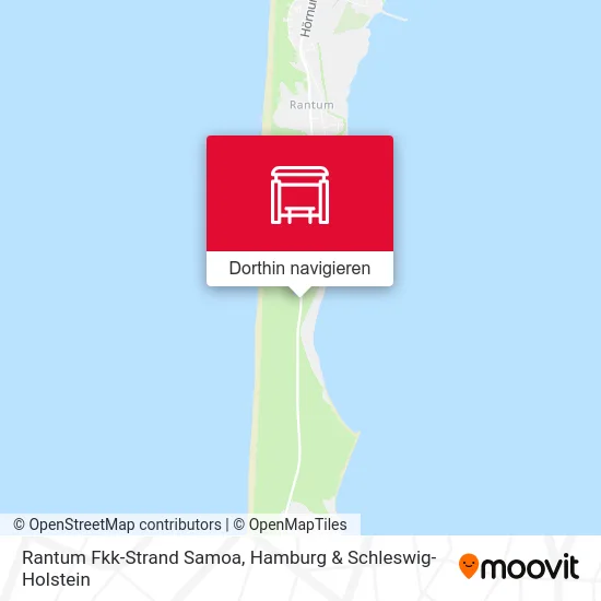 Rantum Fkk-Strand Samoa Karte