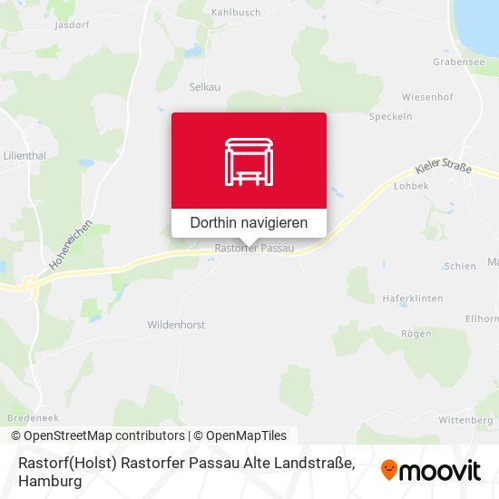 Rastorf(Holst) Rastorfer Passau Alte Landstraße Karte