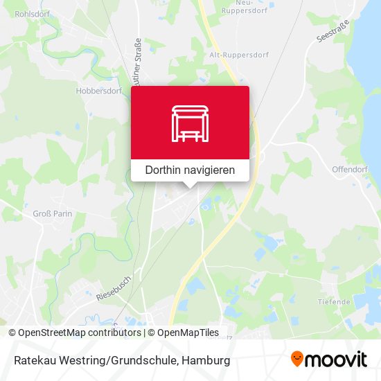 Ratekau Westring/Grundschule Karte