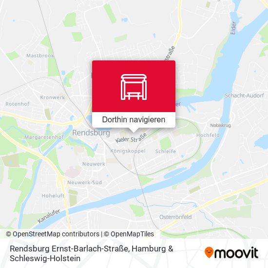 Rendsburg Ernst-Barlach-Straße Karte